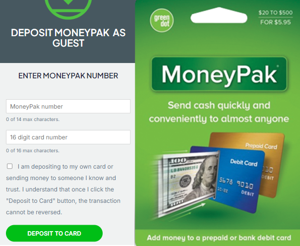 How to use MoneyPak without an account in 2024 at usd-moneypak.com